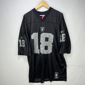 Vintage Oakland Raiders NFL Randy Moss Reebok Jersey 2XL